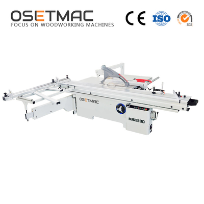 Power 5.5kW Woodworking Table Saw for Wood OSETMAC MJ6132BD TS10A Tilting Blade 0-45°
