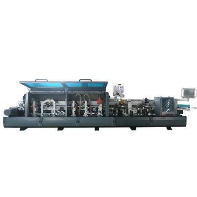 MDF Production Hot Melt Glue Automatic Edge Banding Machine With 200HZ Trimming Motor
